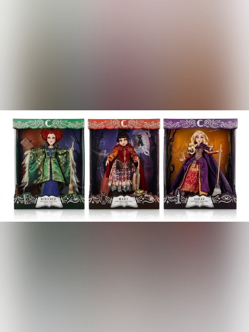 Hocus Pocus Sanderson Sister Limited Edition Dolls